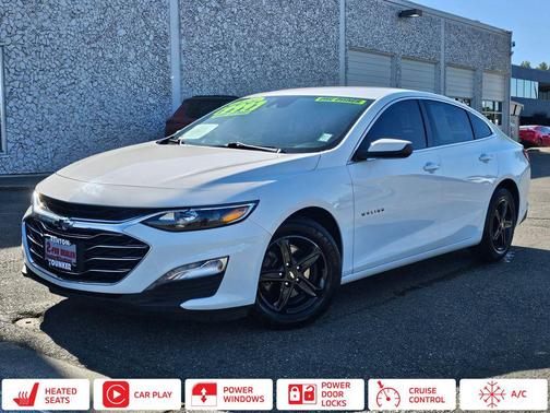 Summit White 2024 Chevrolet Malibu FWD 1LT