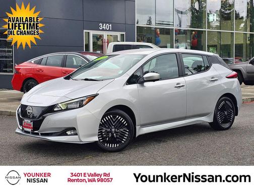 Brilliant Silver Metallic 2023 Nissan Leaf SV PLUS 60 kWh