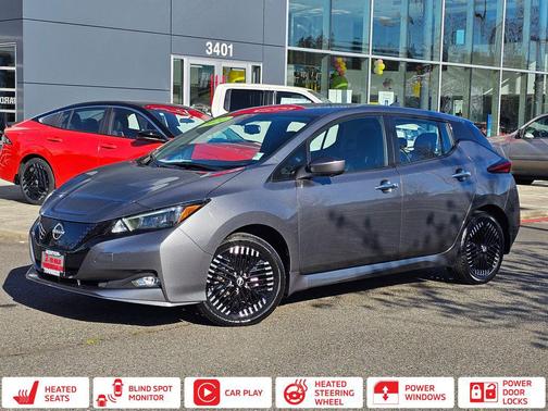 Gun Metallic 2024 Nissan Leaf SV PLUS