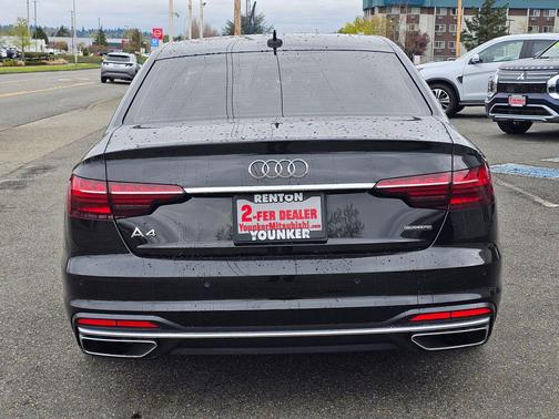 Brilliant Black 2024 Audi A4 45 S line Premium Plus