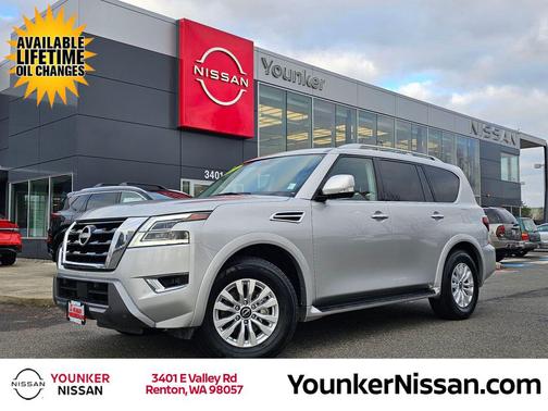 Brilliant Silver Metallic 2024 Nissan Armada SV 4WD