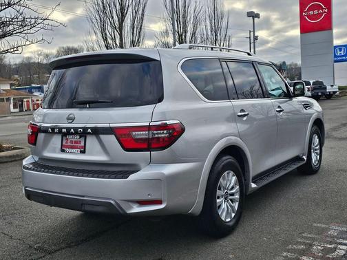 Brilliant Silver Metallic 2024 Nissan Armada SV 4WD