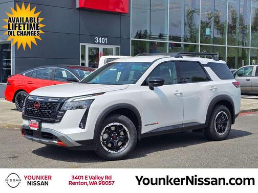 Everest White Pearl Tricoat 2026 Nissan Pathfinder Rock Creek