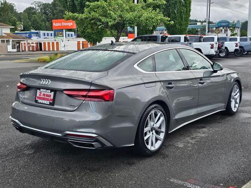 Chronos Gray Metallic 2024 Audi A5 Sportback 45 S Line Premium Plus