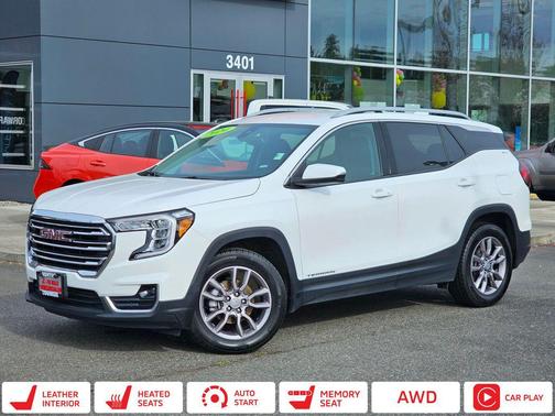 Summit White 2024 GMC Terrain SLT