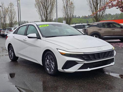 Serenity White 2024 Hyundai ELANTRA SEL