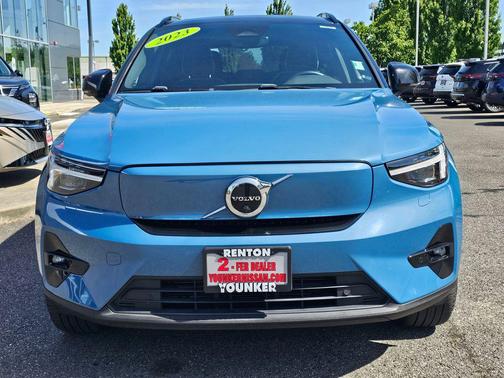 Fjord Blue Metallic 2023 Volvo XC40 Recharge Pure Electric Twin Ultimate