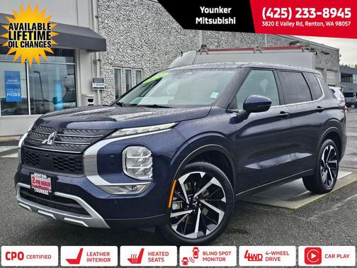 Cosmic Blue Metallic 2024 Mitsubishi Outlander SE 2.5 S-AWC