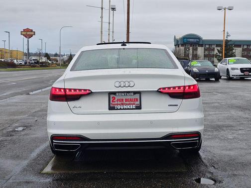 Glacier White Metallic 2024 Audi A4 45 S line Premium Plus