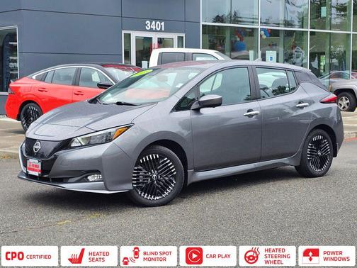 Gun Metallic 2025 Nissan Leaf SV PLUS