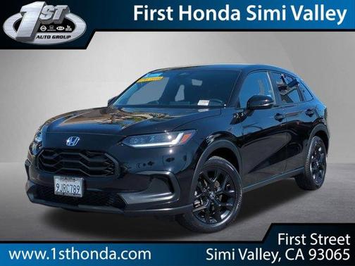 Crystal Black Pearl 2024 Honda HR-V Sport