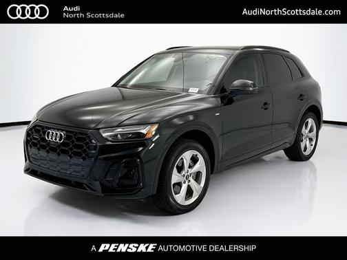 Mythos Black Metallic 2023 Audi Q5 45 S line Premium Plus