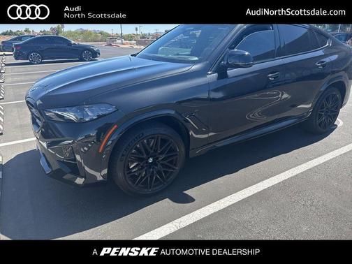 Black Sapphire Metallic 2025 BMW X6 M Base