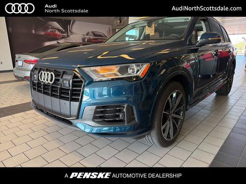 Galaxy Blue Metallic 2021 Audi Q7 55 Premium Plus