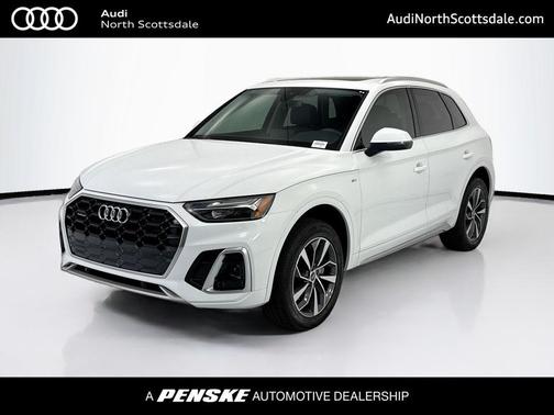 Glacier White Metallic 2023 Audi Q5 45 S line Premium