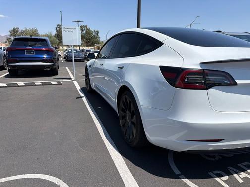 White 2023 Tesla Model 3 Performance