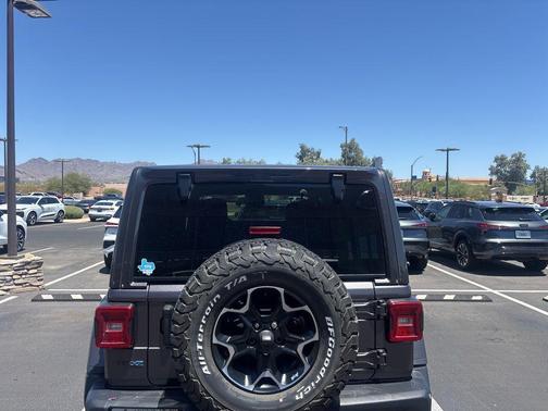 Granite Crystal Metallic Clearcoat 2021 Jeep Wrangler Unlimited 4xe Rubicon