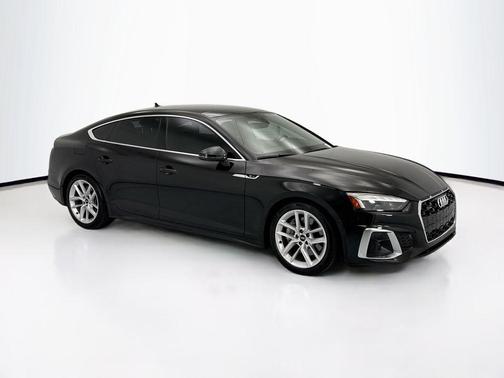 Mythos Black Metallic 2023 Audi A5 Sportback 45 S Line Premium Plus