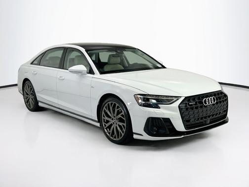 Glacier White Metallic 2026 Audi A8