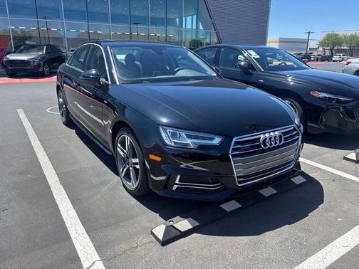 Brilliant Black 2018 Audi A4 2.0T Premium Plus