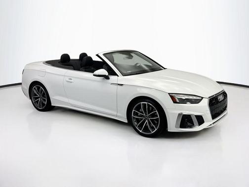 Arkona White/Black Roof 2024 Audi A5 45 S line Premium Plus