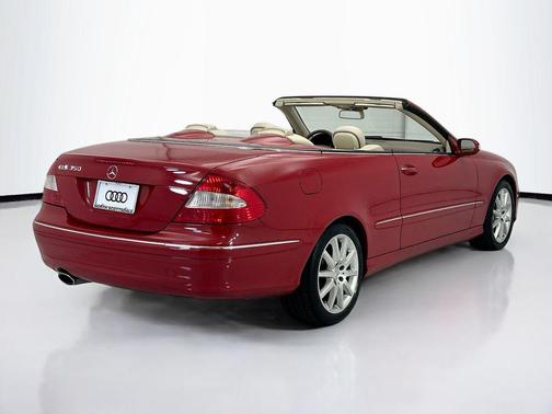Storm Red Metallic 2007 Mercedes-Benz CLK-Class 350 Cabriolet