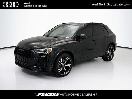 Mythos Black Metallic 2024 Audi Q3 45 S line Premium Plus