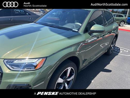 District Green Metallic 2024 Audi Q5 45 S line Premium Plus