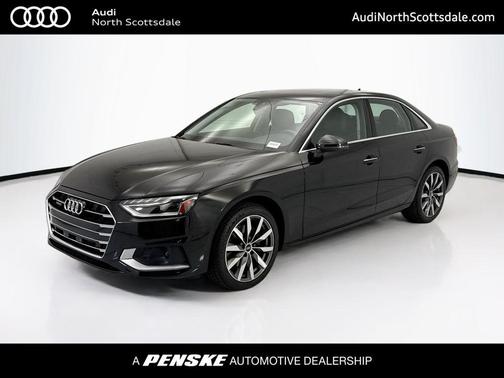 Black Metallic 2021 Audi A4 40 Premium Plus