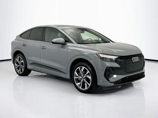 Pebble Gray 2024 Audi Q4 e-tron Premium 50 quattro