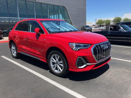 Tango Red 2021 Audi Q3 45 S line Premium Plus