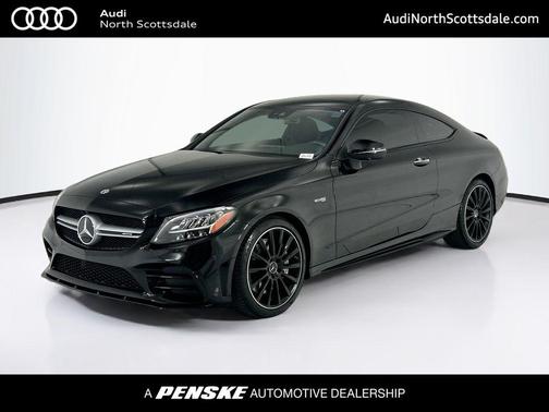 Black 2022 Mercedes-Benz AMG C 43 4MATIC