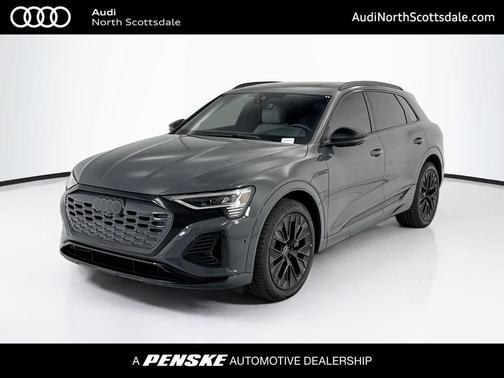 Gray 2024 Audi Q8 e-tron Prestige