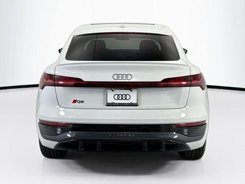 Glacier White 2024 Audi Q8 e-tron Prestige