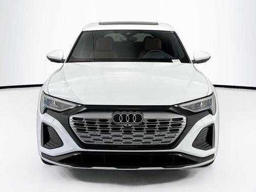 Glacier White 2024 Audi Q8 e-tron Prestige