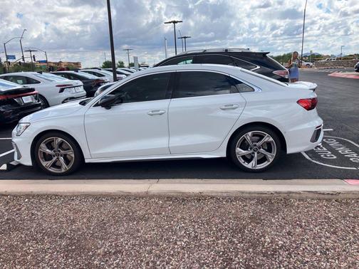 Glacier White 2023 Audi S3 2.0T Premium Plus