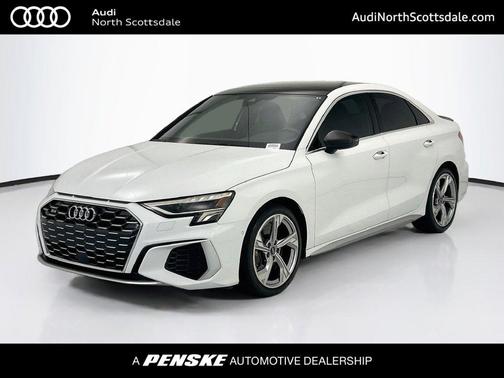 Glacier White 2023 Audi S3 2.0T Premium Plus