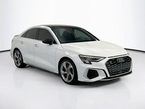 Glacier White 2023 Audi S3 2.0T Premium Plus