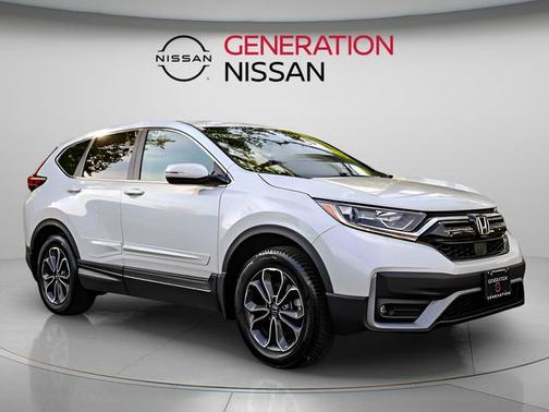 Platinum White Pearl 2021 Honda CR-V AWD EX-L