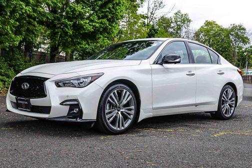 Majestic White 2023 INFINITI Q50 3.0t SENSORY