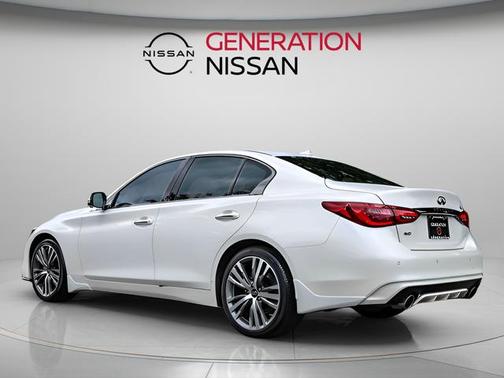 Majestic White 2023 INFINITI Q50 3.0t SENSORY