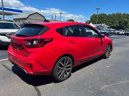 Pure Red 2025 Subaru Impreza Sport