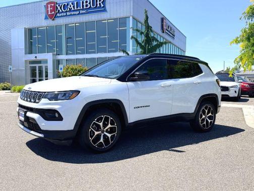 Bright White Clearcoat 2025 Jeep Compass Limited