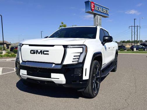 Summit White 2025 GMC Sierra EV Extended Range Denali