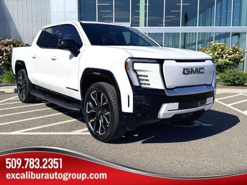 Summit White 2025 GMC Sierra EV Extended Range Denali
