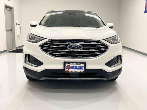 Star White Metallic Tri-Coat 2022 Ford Edge SEL