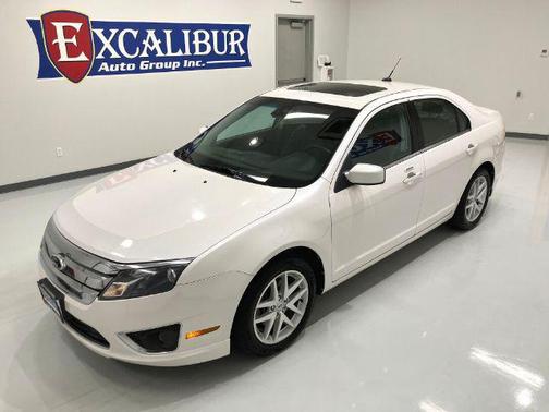 White Platinum Metallic Tri-Coat 2012 Ford Fusion SEL