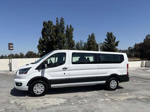 Oxford White 2023 Ford Transit-350 XLT