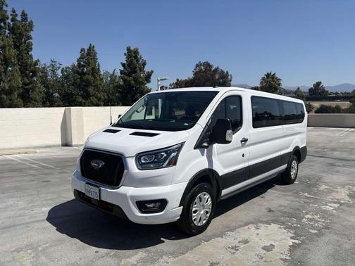 Oxford White 2023 Ford Transit-350 XLT