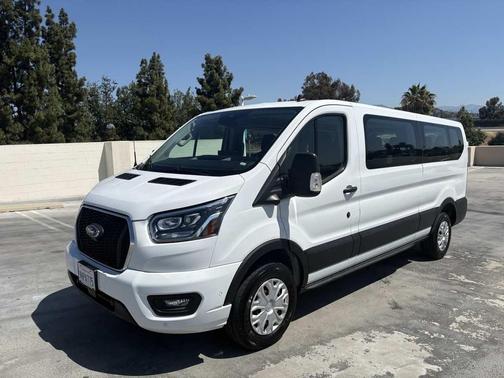 Oxford White 2023 Ford Transit-350 XLT